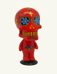 Red Day of the Dead Bobblehead
